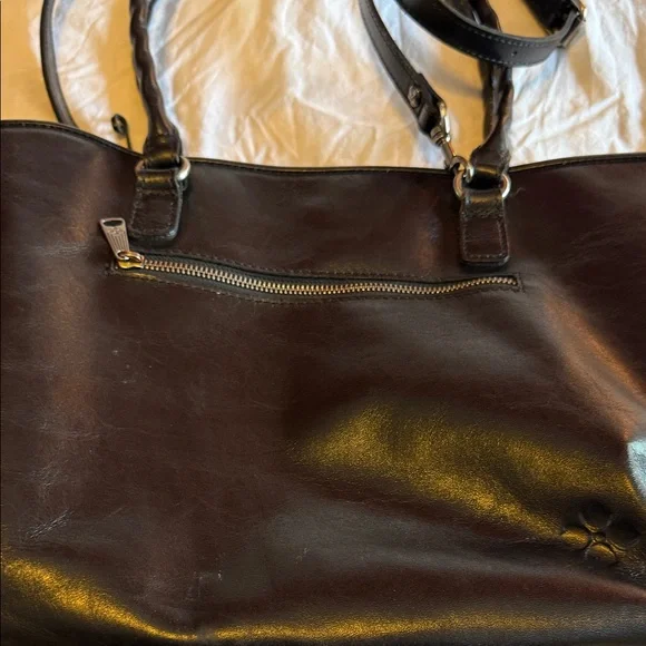 Patricia Nash Black Floral Embossed Tote - Picture 8 of 12